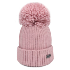 FURTALK Kids Winter Yarn Bobble Hat Drop Shipping A051