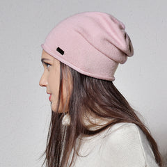 FURTALK Women Winter Wool Cashmere Slouchy  Beanie Hat Crimping Customize HTWL085