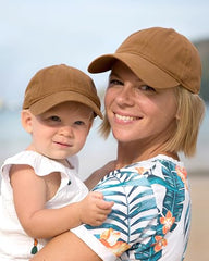 FURTALK Toddler Baseball Hat Kids Boys Girls Adjustable Washed Cotton Baseball Cap with Ponytail