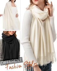 FURTALK Winter Scarf for Women Pashmina Shawl Wraps Cashmere Feel Warm Fashion Blanket Scarves