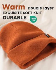 FURTALK Beanie Hat for Men Women Winter Hats for Women Men Soft Warm Unisex Cuffed Beanie Knitted Skull Cap