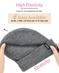 FURTALK Toddler Beanie Baby Boys Girls Beanies Kids Knit Winter Hats
