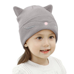 FURTALK Kids Winter Cat Ear Acrylic Beanies Hat Drop Shipping HTWL048