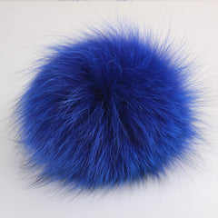 Real Fox Fur Pom Pom Snap Style Drop Shipping