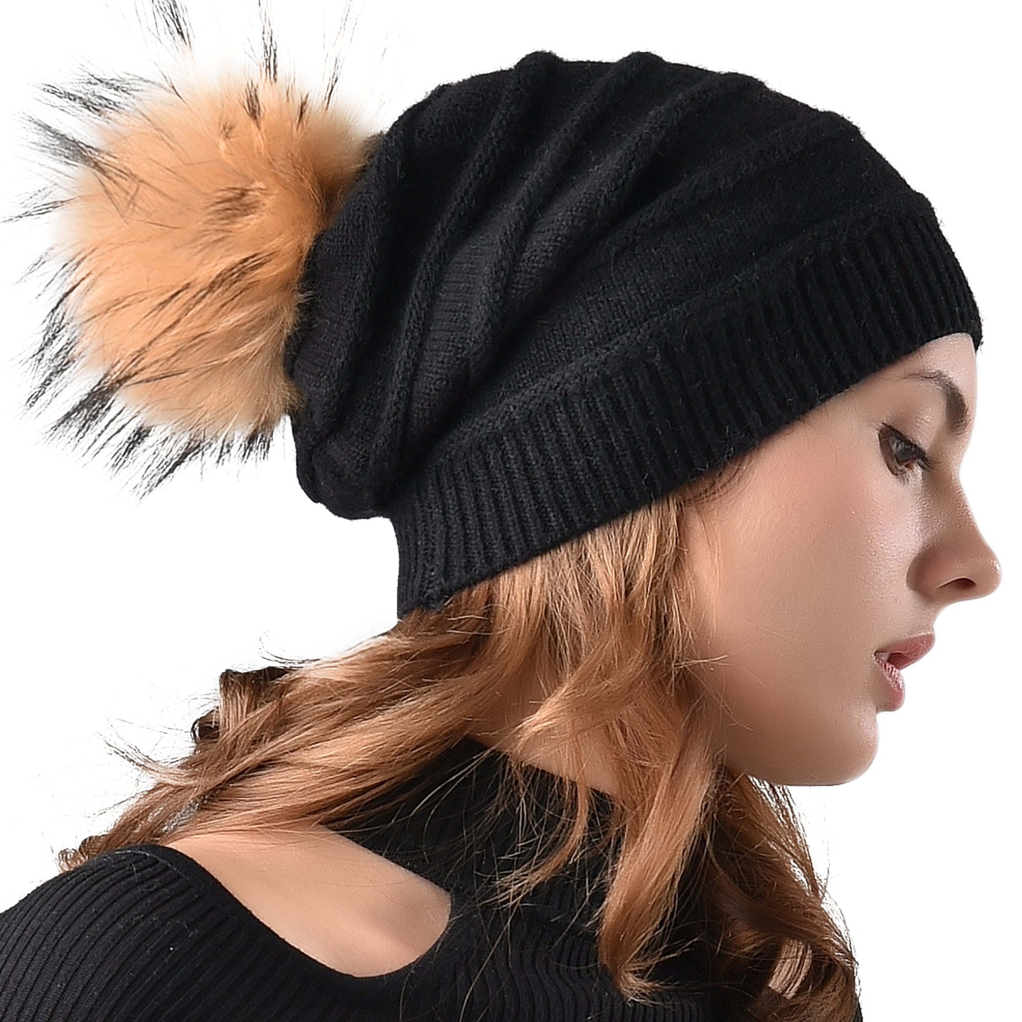 8 POM POM! Large Pom Poms, Fur Pom Pom for Hat, Fur Pompom, Fur