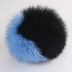 Real Fox Fur Pom Pom Snap Style Drop Shipping