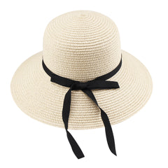 FURTALK Women Summer Paper Straw Sun Hat  Narrow  Brim Parents- Child  Drop Shipping SH022