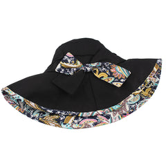 FURTALK Women Summer Sun Buckect Hat Bow Fora Droping Shipping SH004