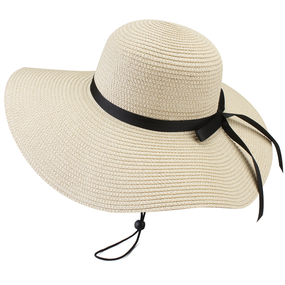 2CFun Sun Hats Women Wide Brim Straw Panama Roll up Hat Fedora Beach Sun  Hats for women, khaki