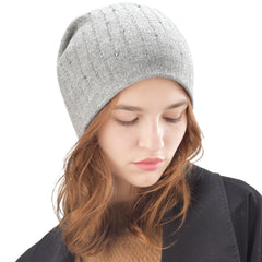 FURTALK Winter Women Beanie Hat with Sequin Drop Shipping  B017