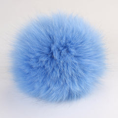 Real Fox Fur Pom Pom Snap Style Drop Shipping