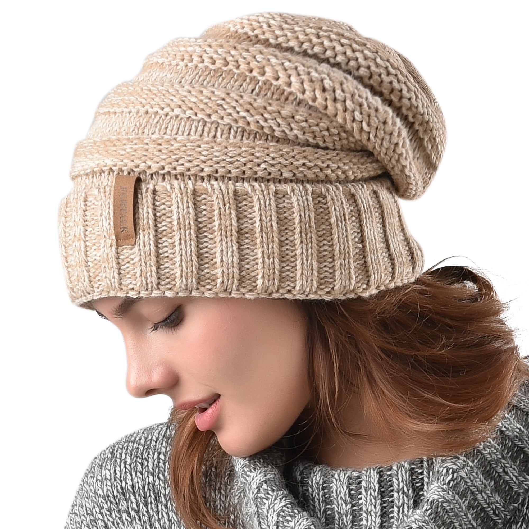 Zsedrut Slouchy Beanie Toque for Women Men Winter Baggy Knit Skull Cap  Elastic Acrylic Hat for Girls (Beige) : : Clothing, Shoes &  Accessories