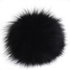 Real Fox Fur Pom Pom Snap Style Drop Shipping