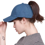 FURTALK Summer Women Ponytail Cowboy Baseball Cap Drop Shipping HTPU008