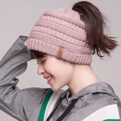 FURTALK Winter Women Ponytail Beanie Hat Drop Shipping SFFW035