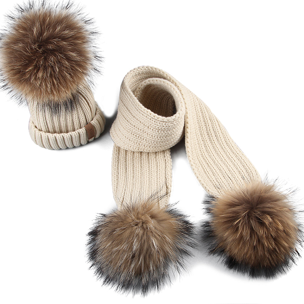 Faux Fur Pom Pom 1pcs Fluffy Faux Raccoon Fur Pompoms for Knitted Hats  Scarves Pendant Accessories 5.91 Inches