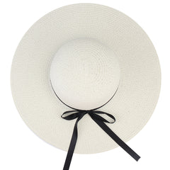 FURTALK Women Summer Wide Brim Sun Beach Hat with Ribbon  Drop Shipping SH024