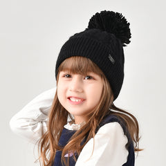 FURTALK Kids Winter Yarn Pom Pom Hat Twist Pattern  Drop Shipping CH004