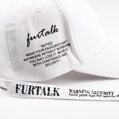 FURTALK Women Messy Bun Baseball Cap with FURTALK Logo Drop Shipping HTWL067