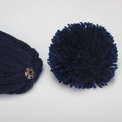 FURTALK Child Winter Yarn Pom Pom Hat Scarf Set HTWL029