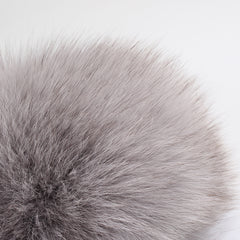 Real Fox Fur Pom Pom Snap Style Drop Shipping