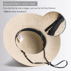 FURTALK Women Summer Straw Beach Sun Hat Wide Ribbon  Drop Shipping SH020