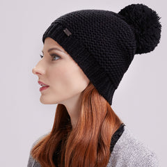 FURTALK Winter Women  Yarn Pom Pom HAT HTWL095