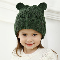 FURTALK Winter Kids Bear Ear Beanie Hats  Drop Shipping HTWL083