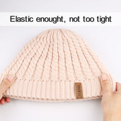 FURTALK Women Winter Real Fur Pom Pom Hat Twist Drop Shipping HTWL003