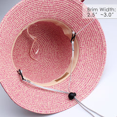 FURTALK Women Summer Straw Beach Sun Hat Wide Ribbon  Drop Shipping SH020