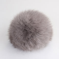 Real Fox Fur Pom Pom Snap Style Drop Shipping