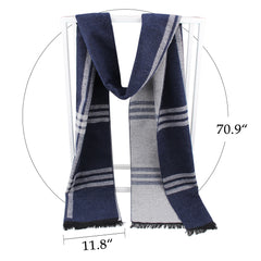 FURTALK Men Winter Cashmere Scarf Customize SFFW003