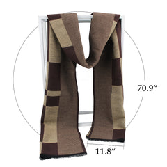 FURTALK Men Winter Cashmere Scarf Customize SFFW003