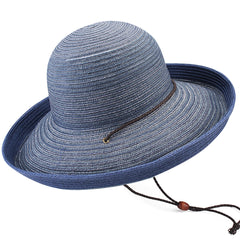 FURTALK Women Paper Straw Beach Hat Circle Stripes Drop Shipping SH052