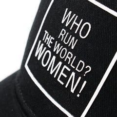 FURTALK Women Baseball Cap  Who Run The World Women Drop Shipping HTWL061