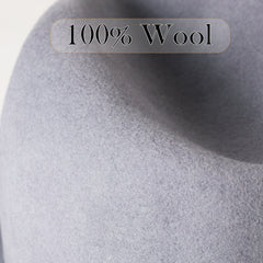 FURTALK Fedora Hats for Men Women 100% Australian Wool Felt Wide Brim Hat Thin Leather Belt Crushable Packable