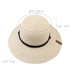 FURTALK Women Summer Paper Straw Sun Hat Wild Brim Drop Shipping  SH041