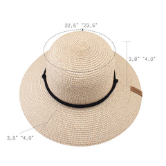 FURTALK Women Summer Paper Straw Sun Hat Wild Brim Drop Shipping  SH041