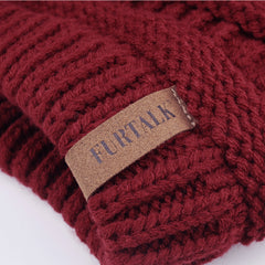 FURTALK Winter Women Ponytail Beanie Hat Drop Shipping SFFW035