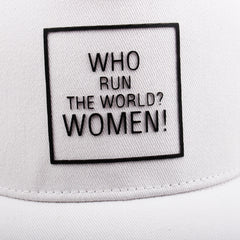 FURTALK Women Baseball Cap  Who Run The World Women Drop Shipping HTWL061