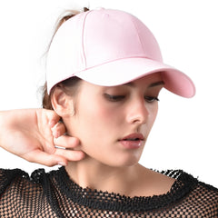 FURTALK Summer Women Messy Bun Dad Hat  Drop Shipping HTPU007