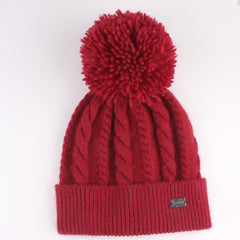 FURTALK Women Winter  Yarn Pom Pom Hat Drop Shipping AD001