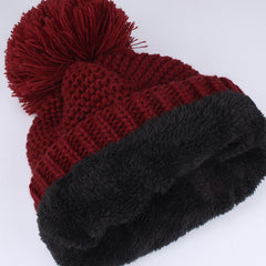 FURTALK Winter Women  Yarn Pom Pom HAT HTWL095