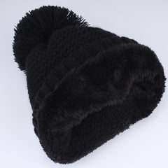 FURTALK Winter Women  Yarn Pom Pom HAT HTWL095