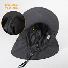 Camptrace Summer Ponytail Wide Brim Sun hat Outdoor Drop Shipping SH056
