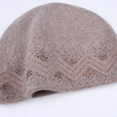 FURTALK Women Winter Beanies Hat Wave Sequin  Drop Shipping B008