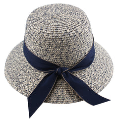 FURTALK Women Summer Straw Beach Sun Hat Wide Ribbon  Drop Shipping SH020