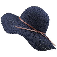 FURTALK Women Summer Wide Brim Sun Beach Hat Hollow out Drop Shipping SH001