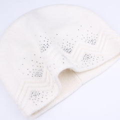 FURTALK Women Winter Beanies Hat Wave Sequin  Drop Shipping B008