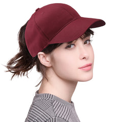 FURTALK Summer Women Messy Bun Dad Hat  Drop Shipping HTPU007